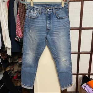 levi’s 501 skinny jeans size 28